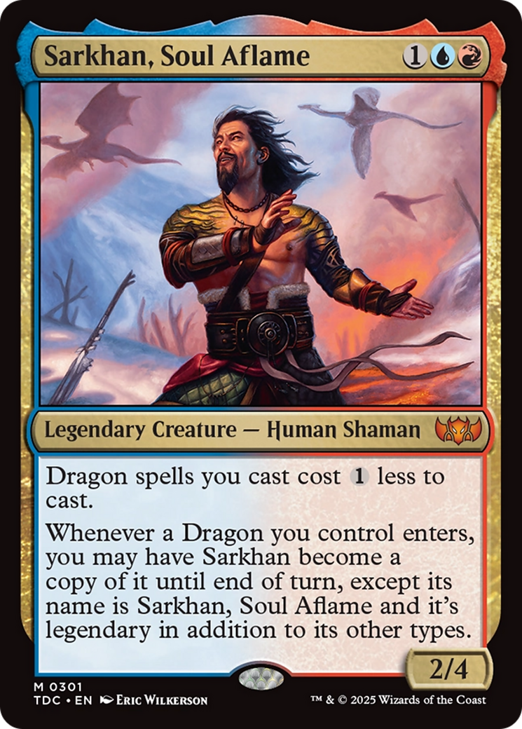 Sarkhan, Soul Aflame (TDC-301) - Tarkir: Dragonstorm Commander - Premium MTG Single from Wizards of the Coast - Just $0.28! Shop now at Game Crave Tournament Store