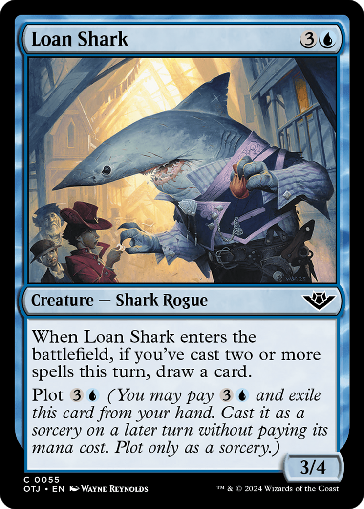Loan Shark (OTJ-055) - Outlaws of Thunder Junction - Premium MTG Single from Wizards of the Coast - Just $0.26! Shop now at Game Crave Tournament Store