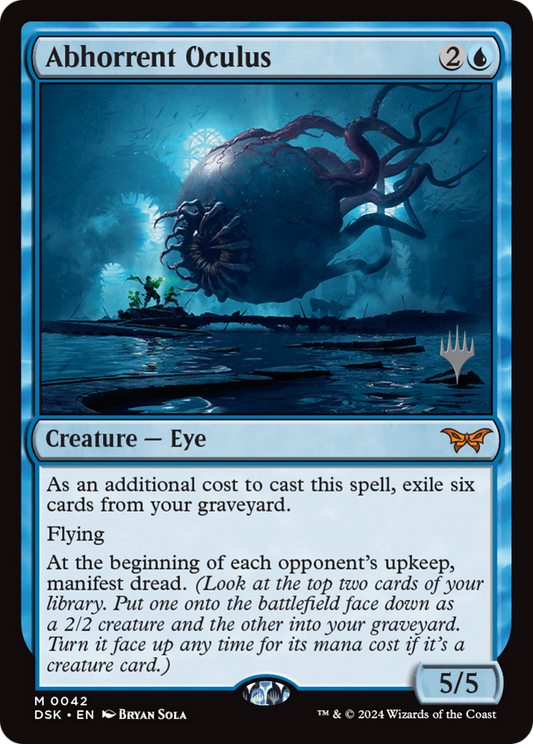 Abhorrent Oculus (PDSK-42P) - Duskmourn: House of Horror Promos Foil - Premium MTG Single from Wizards of the Coast - Just $23.95! Shop now at Game Crave Tournament Store