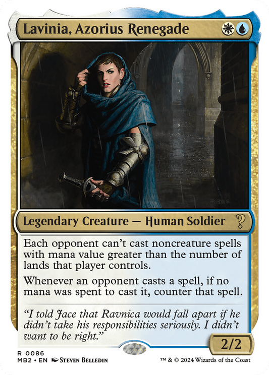 Lavinia, Azorius Renegade (MB2-086) - Mystery Booster 2 - Premium MTG Single from Wizards of the Coast - Just $0.26! Shop now at Game Crave Tournament Store