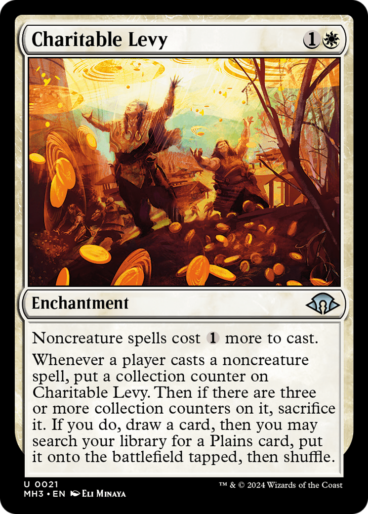 Charitable Levy (MH3-021) - Modern Horizons 3 Foil - Premium MTG Single from Wizards of the Coast - Just $0.25! Shop now at Game Crave Tournament Store