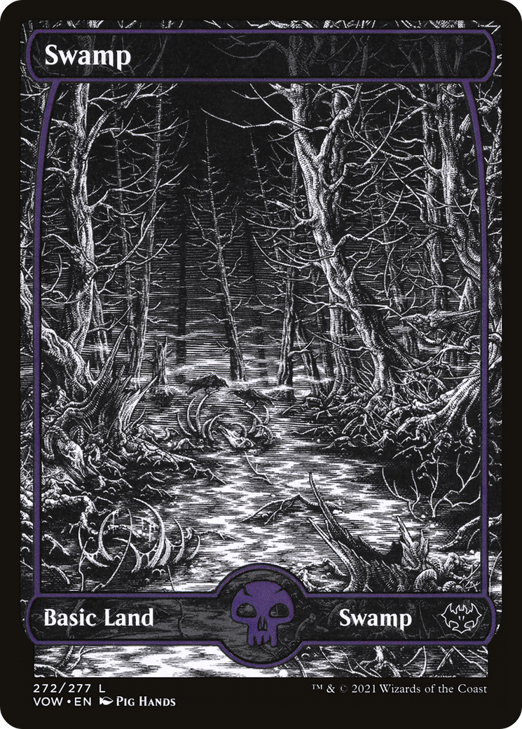 Swamp (VOW-272) - Innistrad: Crimson Vow: (Showcase) - Premium MTG Single from Wizards of the Coast - Just $0.17! Shop now at Game Crave Tournament Store
