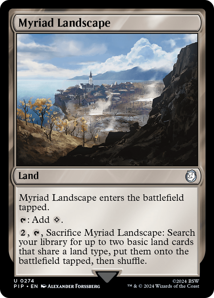 Myriad Landscape (PIP-274) - Fallout - Premium MTG Single from Wizards of the Coast - Just $0.25! Shop now at Game Crave Tournament Store