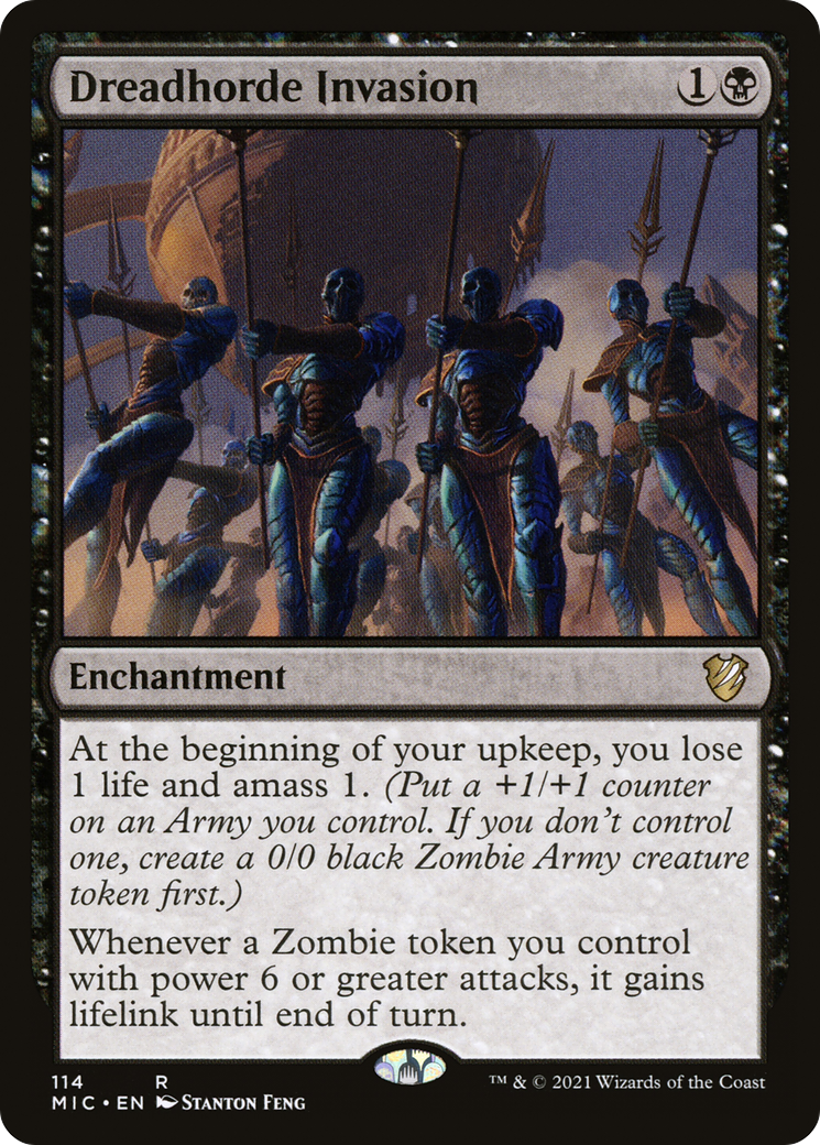 Dreadhorde Invasion (MIC-114) - Midnight Hunt Commander - Premium MTG Single from Wizards of the Coast - Just $0.47! Shop now at Game Crave Tournament Store