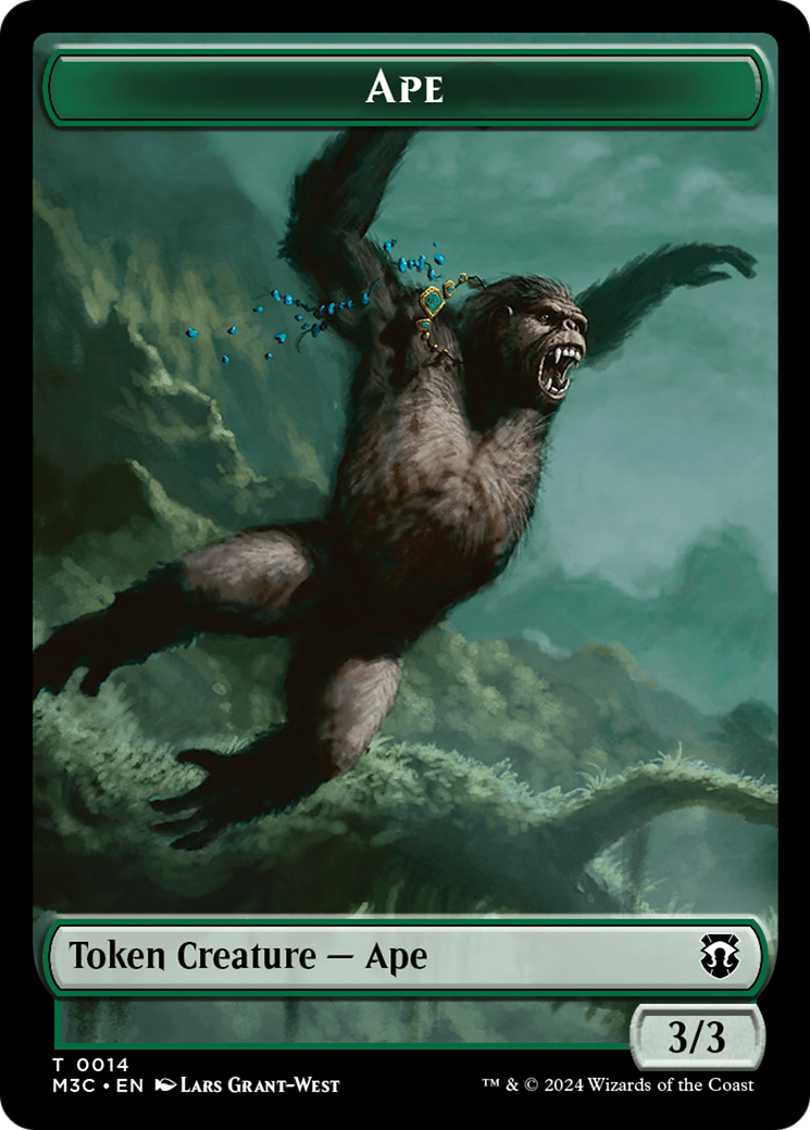 Ape (TM3C-014) - Modern Horizons 3 Commander Tokens