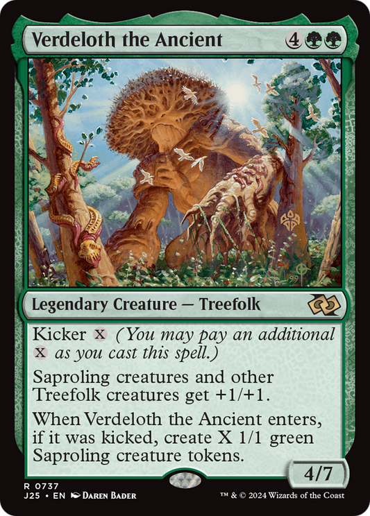Verdeloth the Ancient (J25-737) - Foundations Jumpstart - Premium MTG Single from Wizards of the Coast - Just $0.25! Shop now at Game Crave Tournament Store