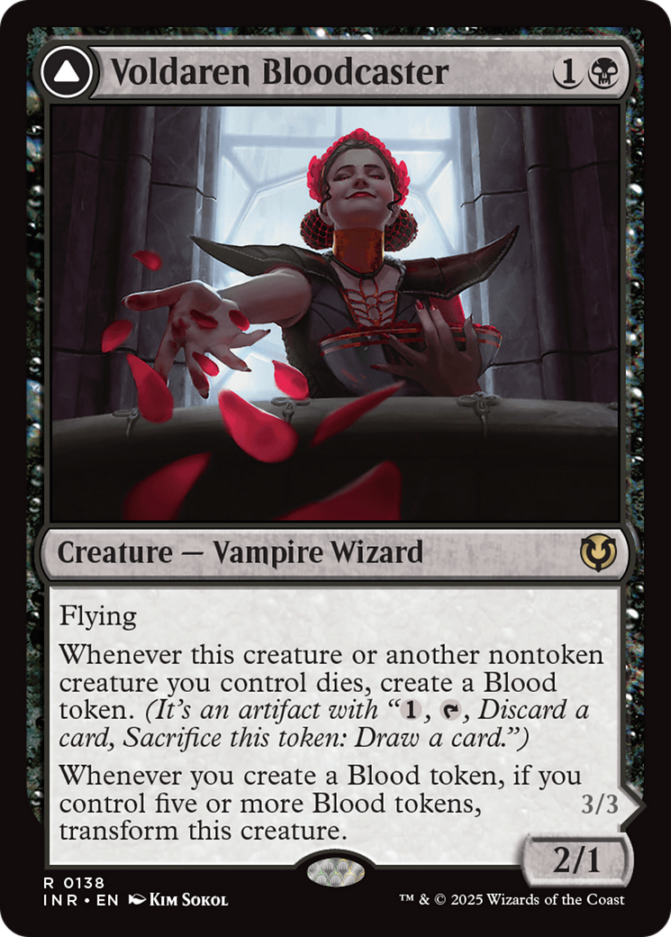 Voldaren Bloodcaster (-138) - Innistrad Remastered Foil - Premium MTG Single from Wizards of the Coast - Just $0.25! Shop now at Game Crave Tournament Store