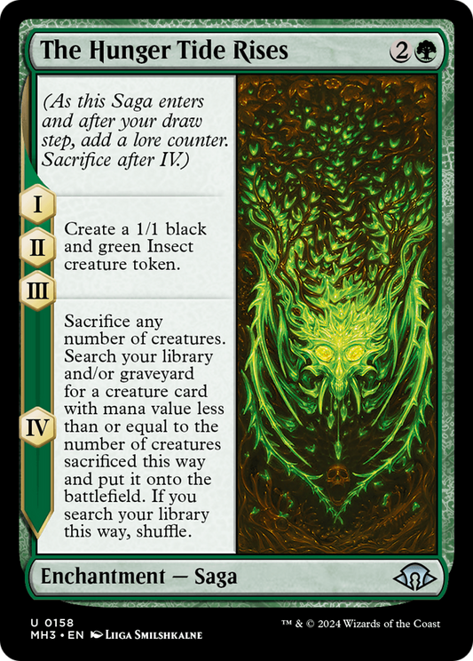 The Hunger Tide Rises (MH3-158) - Modern Horizons 3 - Premium MTG Single from Wizards of the Coast - Just $0.25! Shop now at Game Crave Tournament Store