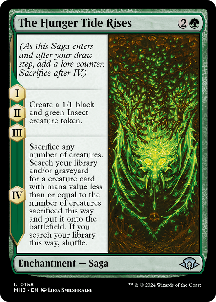 The Hunger Tide Rises (MH3-158) - Modern Horizons 3 Foil - Premium MTG Single from Wizards of the Coast - Just $0.25! Shop now at Game Crave Tournament Store