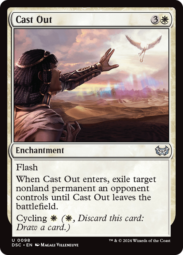 Cast Out (DSC-098) - Duskmourn: House of Horror Commander - Premium MTG Single from Wizards of the Coast - Just $0.25! Shop now at Game Crave Tournament Store