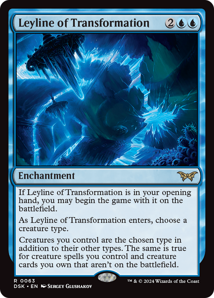 Leyline of Transformation (DSK-063) - Duskmourn: House of Horror - Premium MTG Single from Wizards of the Coast - Just $0.26! Shop now at Game Crave Tournament Store