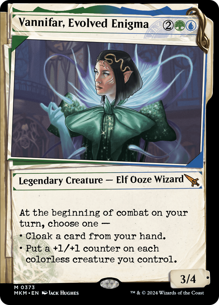 Vannifar, Evolved Enigma (MKM-373) - Murders at Karlov Manor: (Showcase) - Premium MTG Single from Wizards of the Coast - Just $0.62! Shop now at Game Crave Tournament Store
