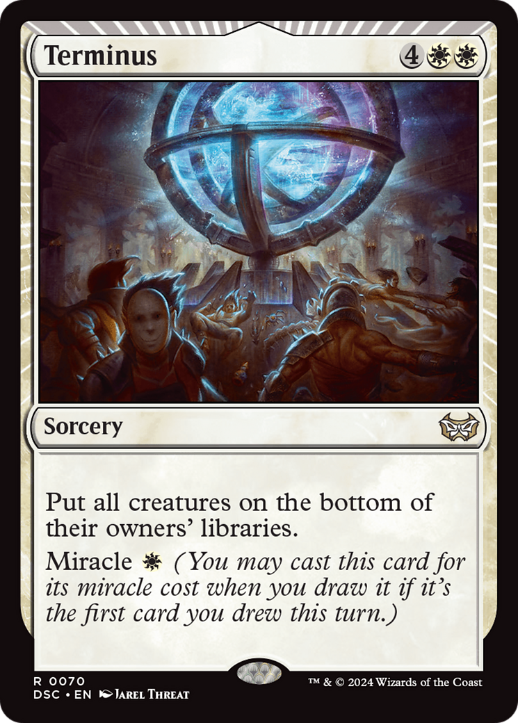 Terminus (DSC-070) - Duskmourn: House of Horror Commander: (miracle) - Premium MTG Single from Wizards of the Coast - Just $0.26! Shop now at Game Crave Tournament Store