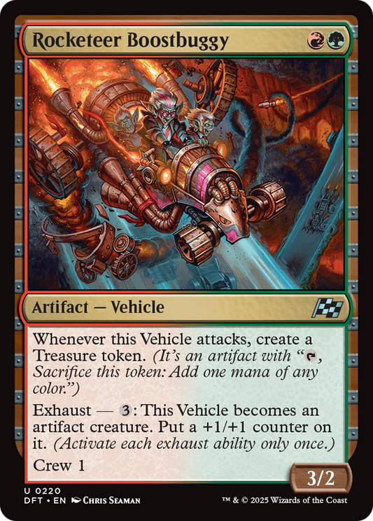 Rocketeer Boostbuggy (DFT-220) - Aetherdrift Foil - Premium MTG Single from Wizards of the Coast - Just $0.08! Shop now at Game Crave Tournament Store