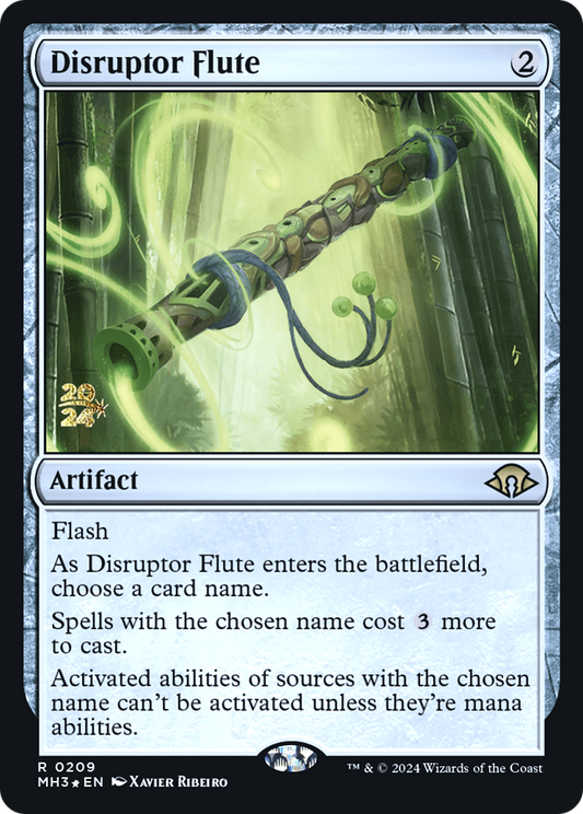 Disruptor Flute (PMH3-209S) - Modern Horizons 3 Promos Foil - Premium MTG Single from Wizards of the Coast - Just $1.52! Shop now at Game Crave Tournament Store