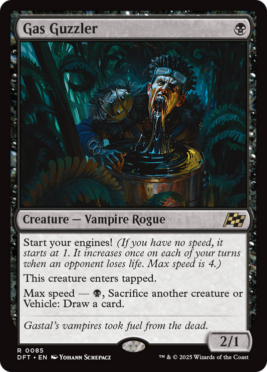 Gas Guzzler (DFT-085) - Aetherdrift Foil - Premium MTG Single from Wizards of the Coast - Just $0.08! Shop now at Game Crave Tournament Store