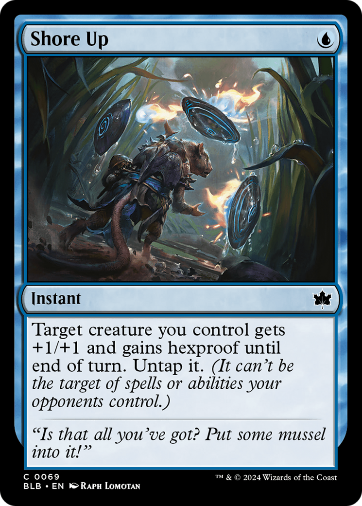Shore Up (BLB-069) - Bloomburrow Foil - Premium MTG Single from Wizards of the Coast - Just $0.25! Shop now at Game Crave Tournament Store