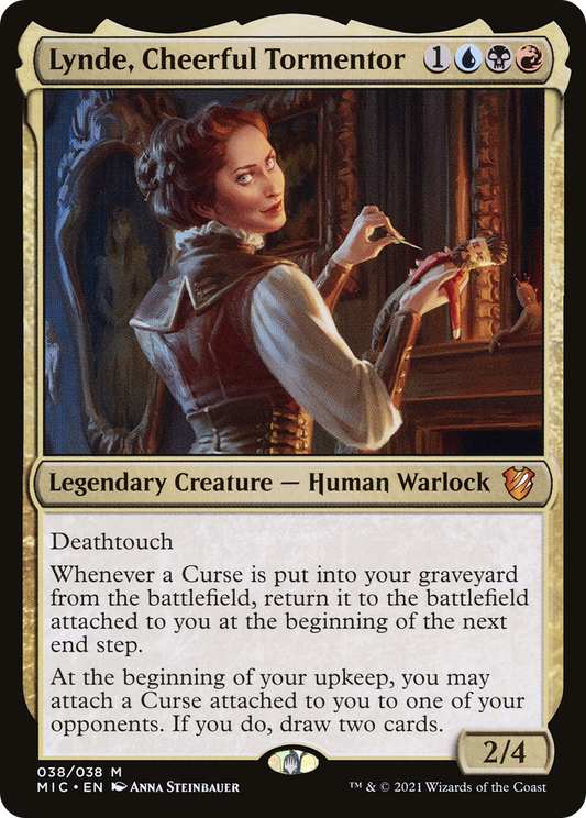 Lynde, Cheerful Tormentor (MIC-038) - Midnight Hunt Commander - Premium MTG Single from Wizards of the Coast - Just $0.19! Shop now at Game Crave Tournament Store