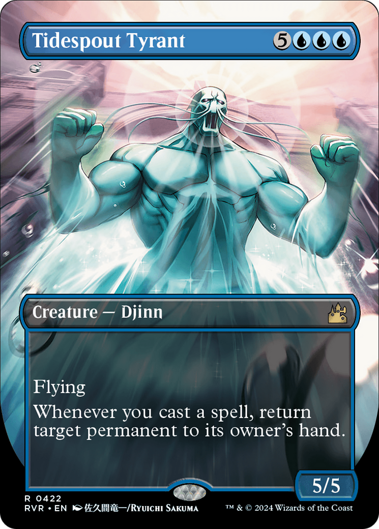 Tidespout Tyrant (RVR-422) - Ravnica Remastered (Borderless) Foil - Premium MTG Single from Wizards of the Coast - Just $2.50! Shop now at Game Crave Tournament Store