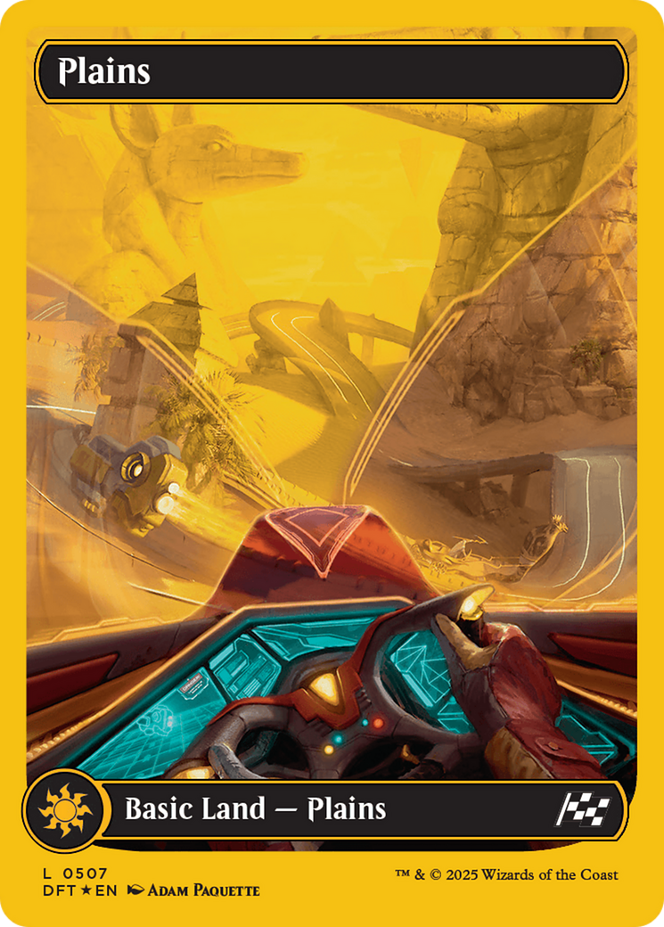 Plains (0507) (First-Place Foil) (DFT-507) - Aetherdrift Foil - Premium MTG Single from Wizards of the Coast - Just $0.16! Shop now at Game Crave Tournament Store