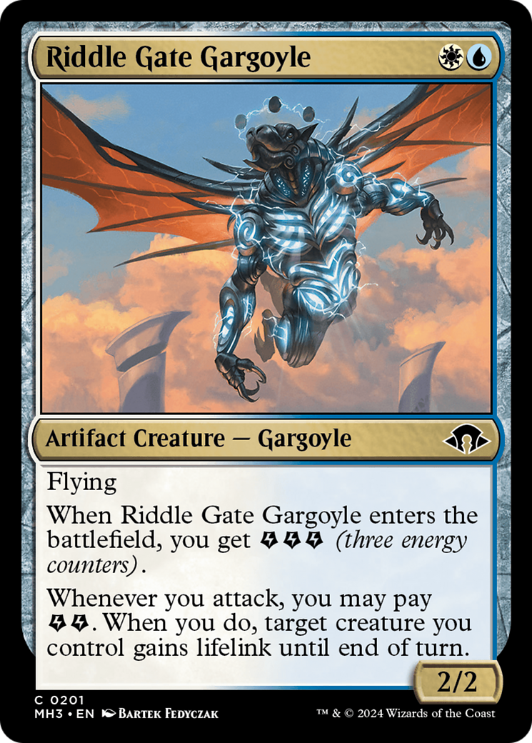 Riddle Gate Gargoyle (MH3-201) - Modern Horizons 3 - Premium MTG Single from Wizards of the Coast - Just $0.25! Shop now at Game Crave Tournament Store