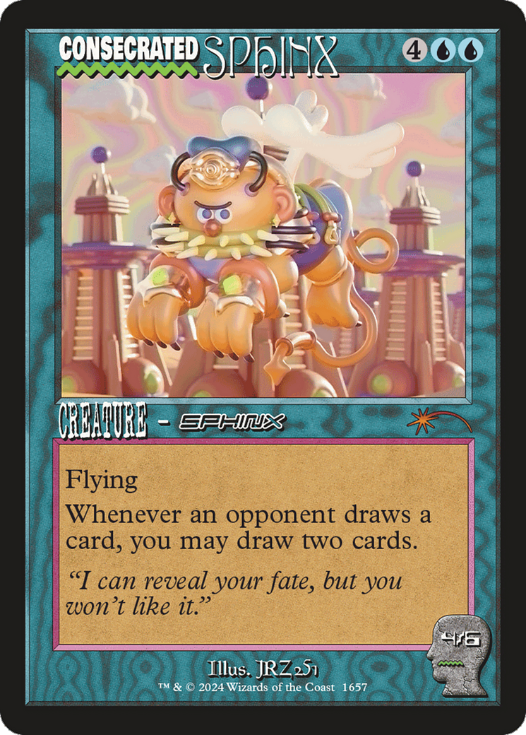 Consecrated Sphinx (SLD-1657) - Secret Lair Drop - Premium MTG Single from Wizards of the Coast - Just $27.43! Shop now at Game Crave Tournament Store