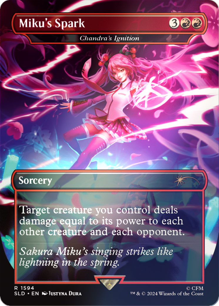 Chandra's Ignition (SLD-1594★) - Secret Lair Drop (Borderless) Foil - Premium MTG Single from Wizards of the Coast - Just $19.26! Shop now at Game Crave Tournament Store