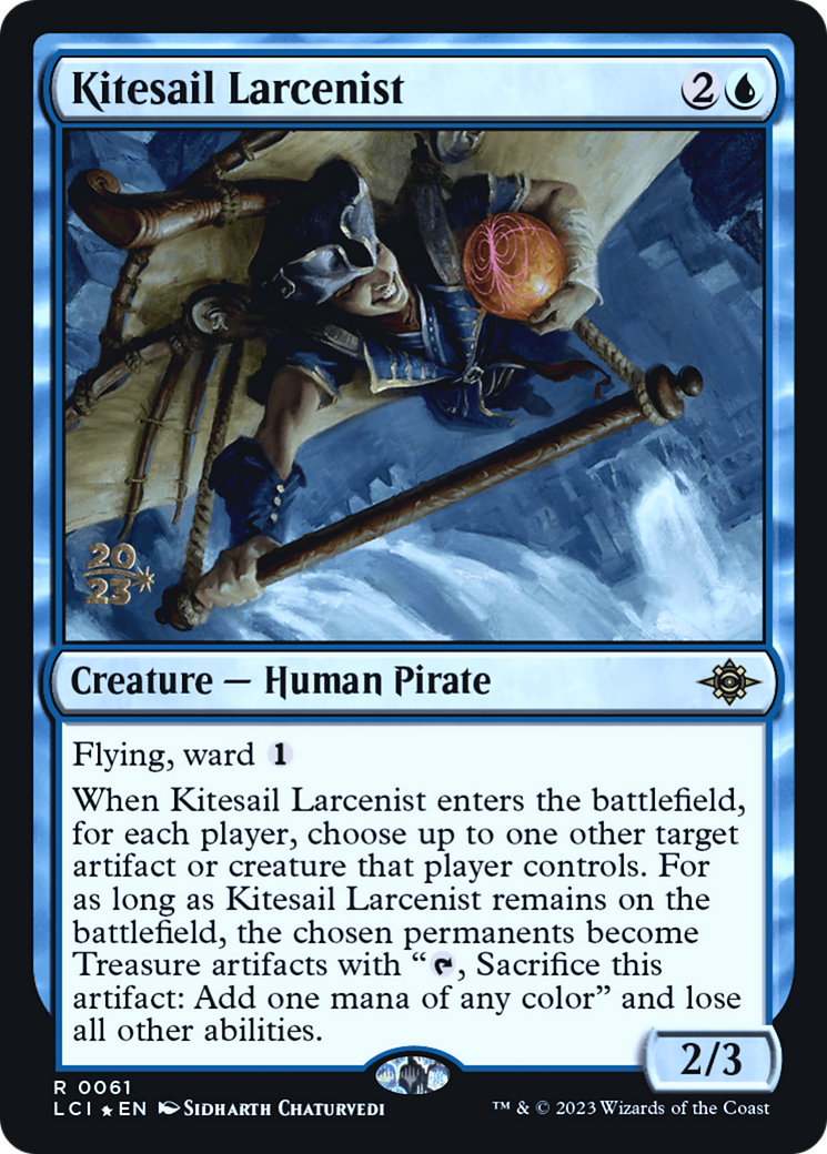 Kitesail Larcenist (PLCI-61S) - The Lost Caverns of Ixalan Promos Foil - Premium MTG Single from Wizards of the Coast - Just $1.73! Shop now at Game Crave Tournament Store