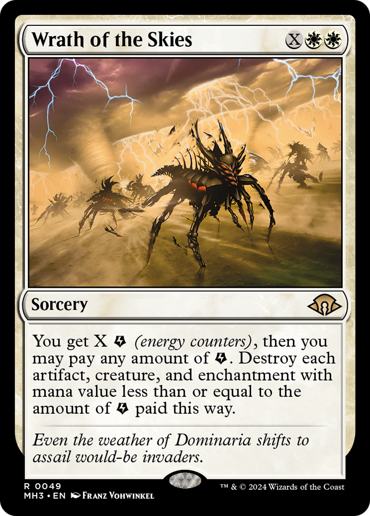 Wrath of the Skies (MH3-049) - Modern Horizons 3 - Premium MTG Single from Wizards of the Coast - Just $0.90! Shop now at Game Crave Tournament Store