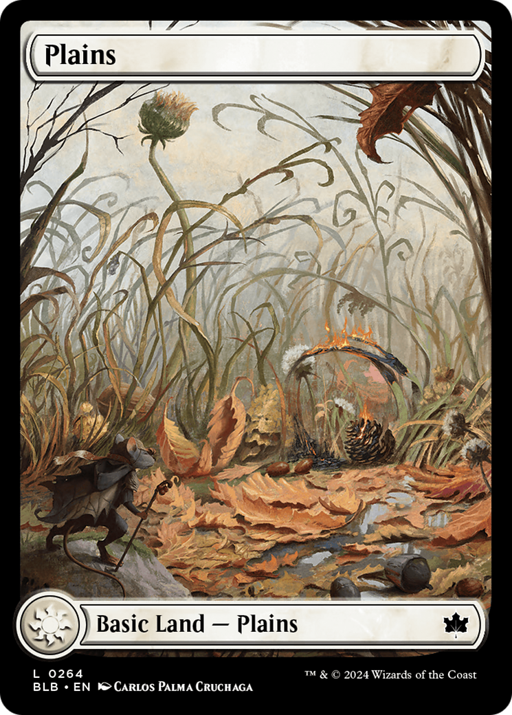 Plains (BLB-264) - Bloomburrow Foil - Premium MTG Single from Wizards of the Coast - Just $0.33! Shop now at Game Crave Tournament Store