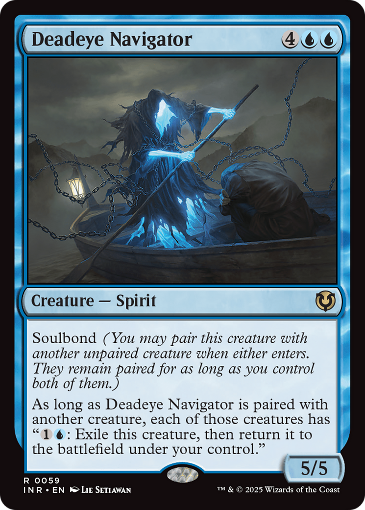 Deadeye Navigator (-059) - Innistrad Remastered - Premium MTG Single from Wizards of the Coast - Just $1.98! Shop now at Game Crave Tournament Store