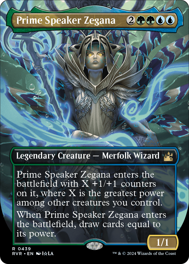 Prime Speaker Zegana (RVR-439) - Ravnica Remastered (Borderless) - Premium MTG Single from Wizards of the Coast - Just $1! Shop now at Game Crave Tournament Store