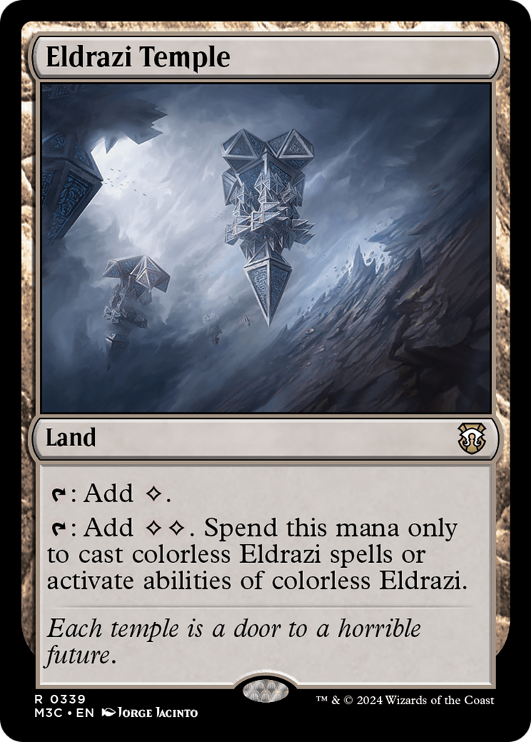 Eldrazi Temple (M3C-339) - Modern Horizons 3 Commander - Premium MTG Single from Wizards of the Coast - Just $4.39! Shop now at Game Crave Tournament Store