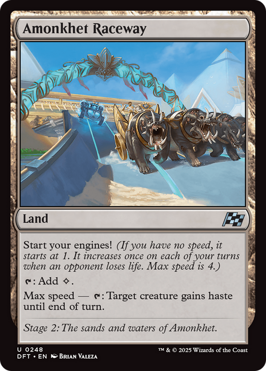 Amonkhet Raceway (DFT-248) - Aetherdrift Foil - Premium MTG Single from Wizards of the Coast - Just $0.12! Shop now at Game Crave Tournament Store