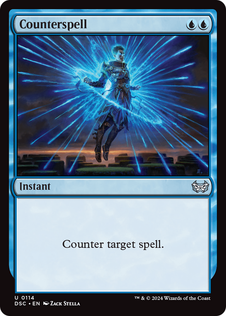 Counterspell (DSC-114) - Duskmourn: House of Horror Commander - Premium MTG Single from Wizards of the Coast - Just $1.32! Shop now at Game Crave Tournament Store