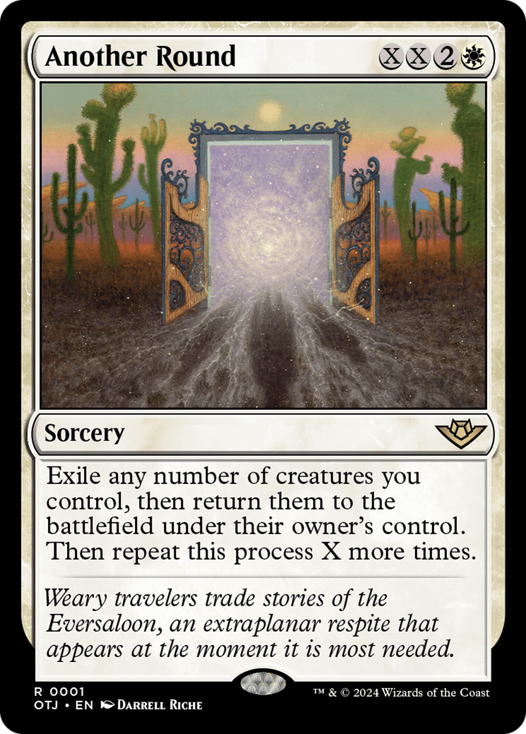 Another Round (OTJ-001) - Outlaws of Thunder Junction Foil - Premium MTG Single from Wizards of the Coast - Just $0.30! Shop now at Game Crave Tournament Store