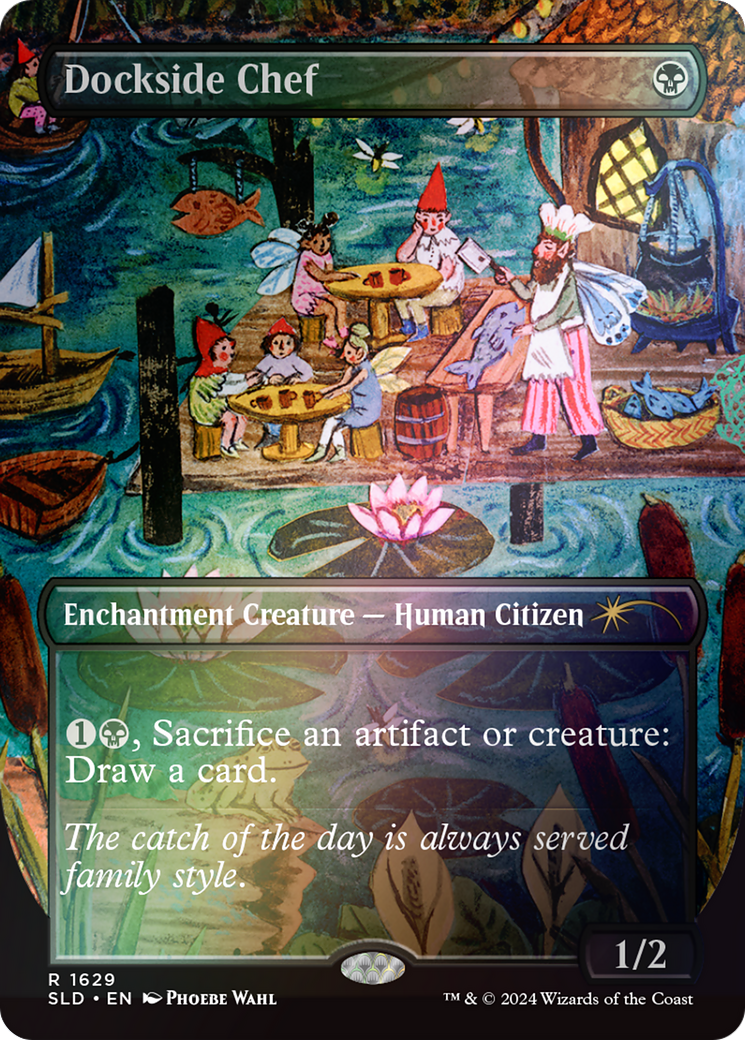 Dockside Chef (SLD-1629★) - Secret Lair Drop Foil - Premium MTG Single from Wizards of the Coast - Just $6.16! Shop now at Game Crave Tournament Store