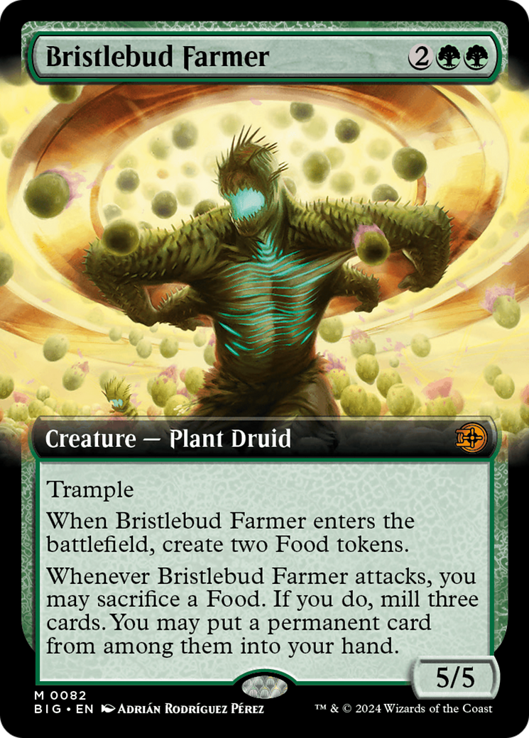 Bristlebud Farmer (BIG-082) - The Big Score: (Extended Art) - Premium MTG Single from Wizards of the Coast - Just $2.80! Shop now at Game Crave Tournament Store