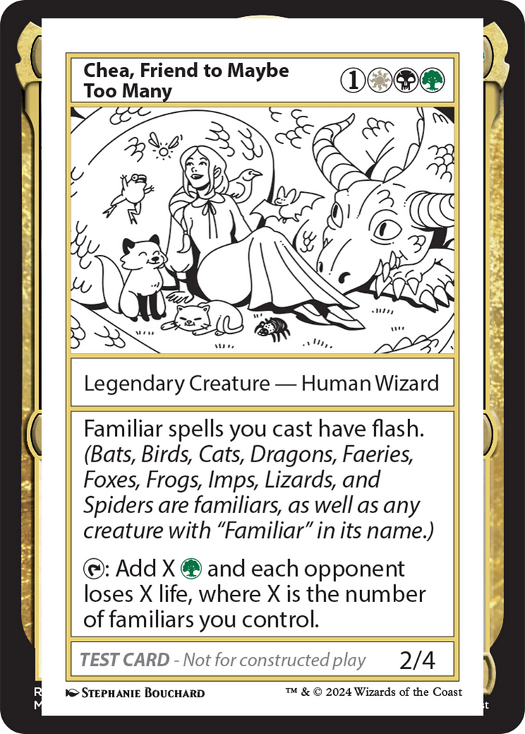Chea, Friend to Maybe Too Many (MB2-352) - Mystery Booster 2 - Premium MTG Single from Wizards of the Coast - Just $0.85! Shop now at Game Crave Tournament Store