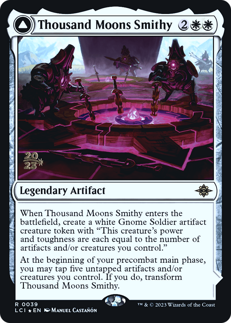 Thousand Moons Smithy // Barracks of the Thousand (PLCI-39S) - The Lost Caverns of Ixalan Promos Foil - Premium MTG Single from Wizards of the Coast - Just $0! Shop now at Game Crave Tournament Store