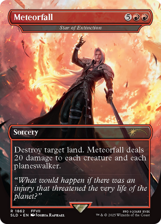 Star of Extinction (SLD-1862) - Secret Lair Drop / Meteorfall (Borderless)