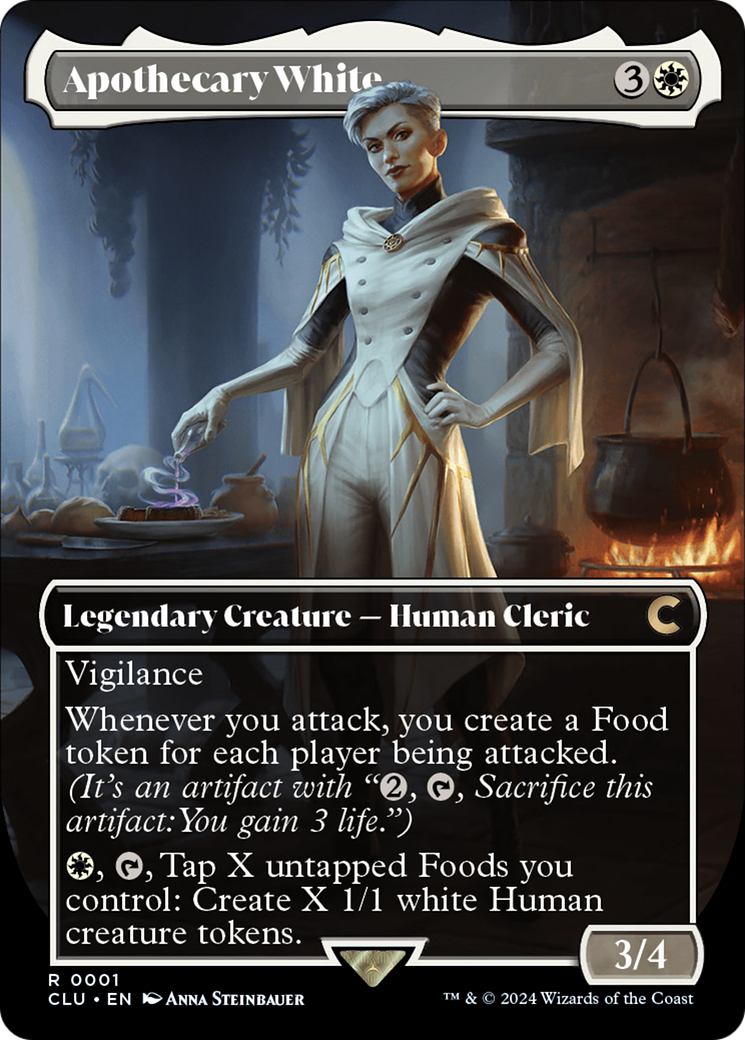 Apothecary White (CLU-001) - Ravnica: Clue Edition (Borderless) - Premium MTG Single from Wizards of the Coast - Just $1.12! Shop now at Game Crave Tournament Store