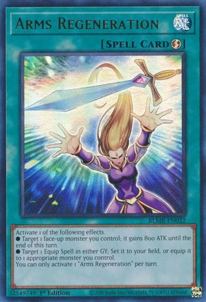 Arms Regeneration (BLMR-EN032) - Battles of Legend: Monstrous Revenge 1st Edition - Premium Yugioh Single from Konami - Just $0.25! Shop now at Game Crave Tournament Store