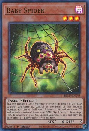 Baby Spider (BLMR-EN045) - Battles of Legend: Monstrous Revenge 1st Edition - Premium Yugioh Single from Konami - Just $0.25! Shop now at Game Crave Tournament Store
