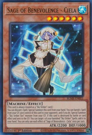Sage of Benevolence - Ciela (BLMR-EN051) - Battles of Legend: Monstrous Revenge 1st Edition - Premium Yugioh Single from Konami - Just $0.25! Shop now at Game Crave Tournament Store