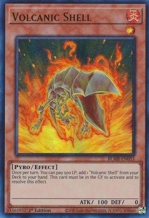 Volcanic Shell (BLMR-EN053) - Battles of Legend: Monstrous Revenge 1st Edition - Premium Yugioh Single from Konami - Just $0.25! Shop now at Game Crave Tournament Store