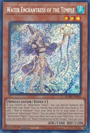 Water Enchantress of the Temple (BLMR-EN065) - Battles of Legend: Monstrous Revenge 1st Edition - Premium Yugioh Single from Konami - Just $0.60! Shop now at Game Crave Tournament Store