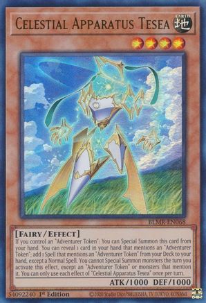 Celestial Apparatus Tesea (BLMR-EN068) - Battles of Legend: Monstrous Revenge 1st Edition - Premium Yugioh Single from Konami - Just $0.25! Shop now at Game Crave Tournament Store