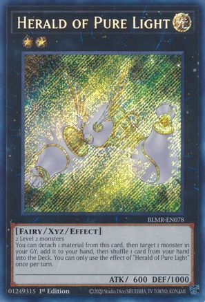 Herald of Pure Light (BLMR-EN078) - Battles of Legend: Monstrous Revenge 1st Edition - Premium Yugioh Single from Konami - Just $0.25! Shop now at Game Crave Tournament Store
