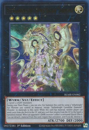 Stellarknight Constellar Diamond (BLMR-EN082) - Battles of Legend: Monstrous Revenge 1st Edition - Premium Yugioh Single from Konami - Just $0.25! Shop now at Game Crave Tournament Store